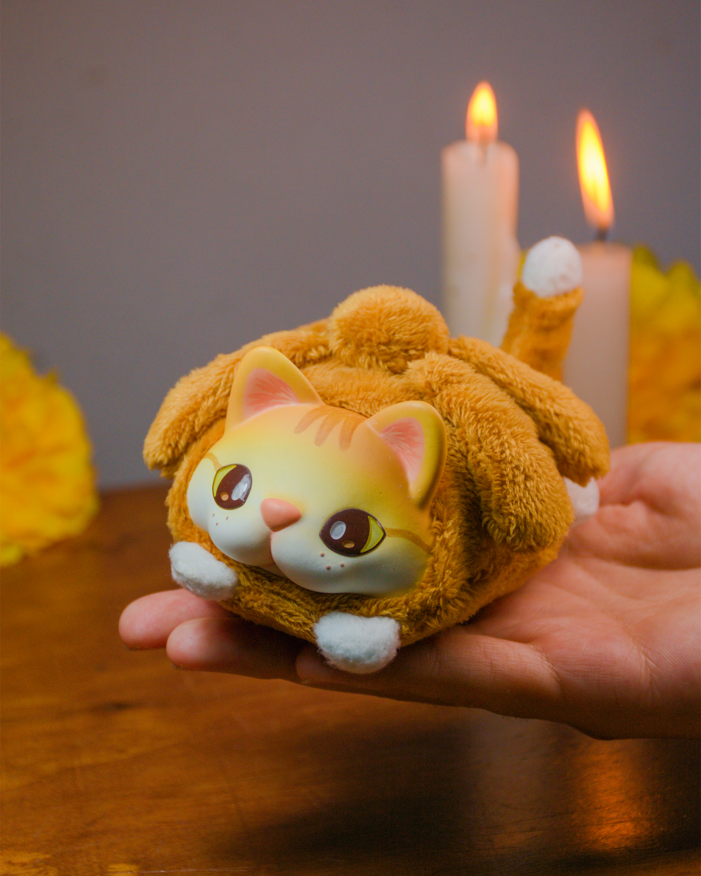 CHUNKATZ: "Pan de muerto" Colgante PELUÑECO
